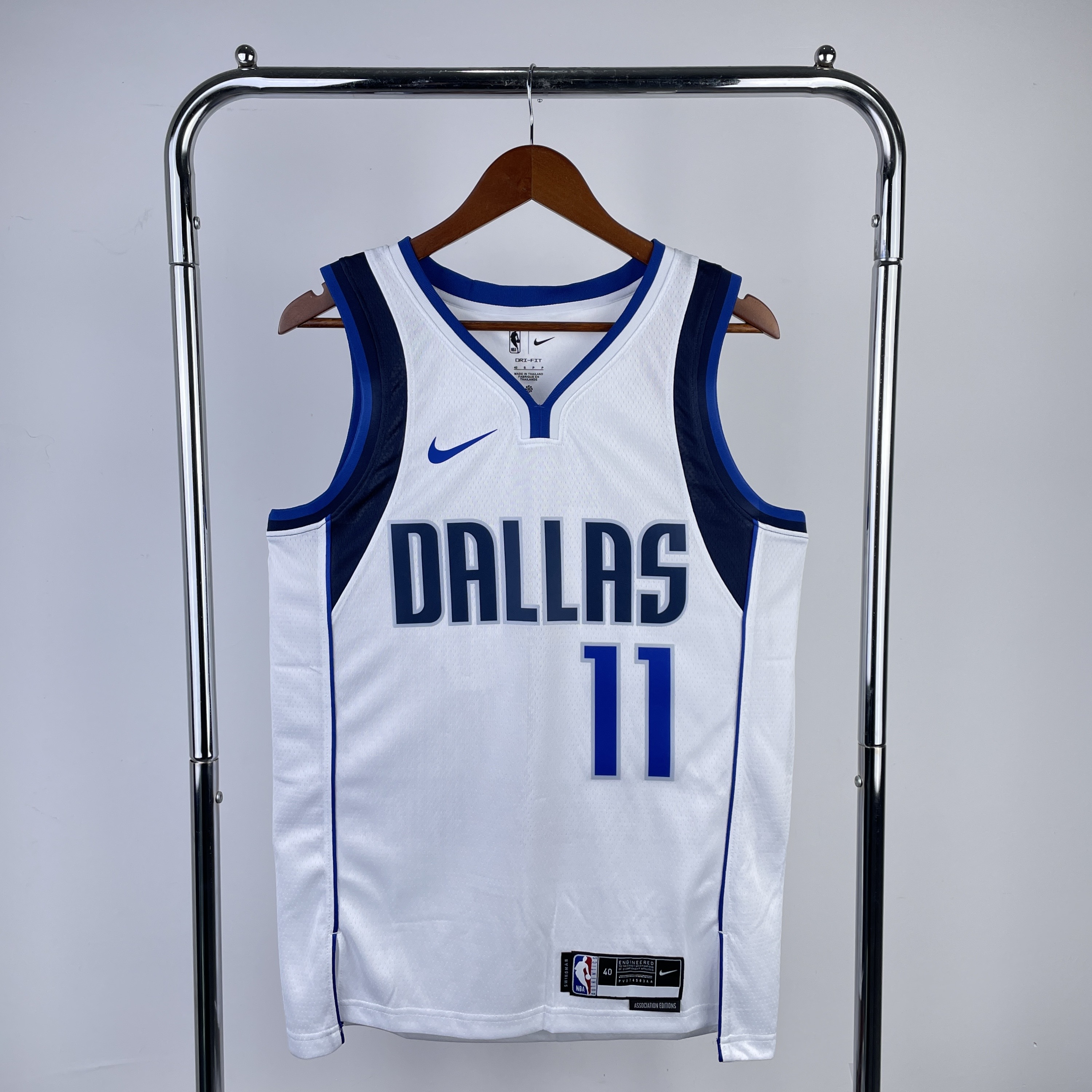 Men Dallas Mavericks #11 Irving White Season Nike 2023 NBA Jersey